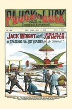 Jack Wright and His Iron Clad Air Motor - Art Print - £17.57 GBP+