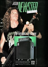 Metallica Jason Newsted 1989 Ampeg Pro-Formance Bass Guitar Amp advertisement ad - £3.34 GBP