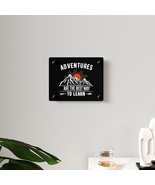 Acrylic Wall Art Panel Adventure Quote Home Decor Classroom Office Inspi... - £34.88 GBP+