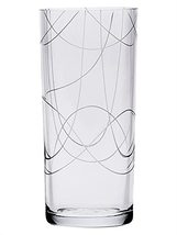 LaModaHome Doodle Cocktail Glass Drinking Cups for Wine, Mojito, Gin, Tonic, Mar - £18.67 GBP