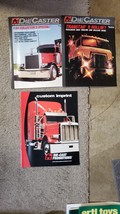 LOT of 3 Vintage Die Cast Caster Promotions Newsletter Semi truck imprin... - $22.78