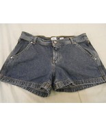 Womens Calvin Klein Jean Carpenter Shorts Medium Wash Denim Short Size 9... - $19.12