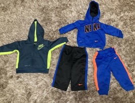 Lot Of Nike Boys Therma Fit Hoodies &amp; Pants Size 12M 12 Months - £15.03 GBP