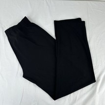 Clara Sun Woo Pants Womens Size 1X Black Pull On Stretch Wide Leg Elastic Nice! - £45.88 GBP