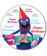 10 HAPPY BIRTHDAY FROM GROVER ON SESAME STREET 3&quot; SAFETY Pinback Buttons - $46.27 CAD