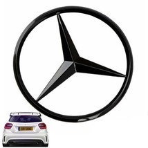 Gloss Black Star Trunk Emblem for Rear Lid Logo Badge A Class W176 Mercedes AMG - £18.14 GBP