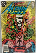 ACTION COMICS 582 SUPERMAN REBIRTH DC COMICS NEWSSTAND AUGUST 1986 BRONZ... - $9.49