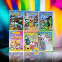 Veggietales Dvd Lot Of 6 Kids Childrens Christian Values Lessons - £21.60 GBP