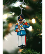 Vintage 1982 Hallmark Tin Soldier Salute Christmas Tree Ornament - £8.79 GBP