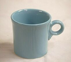 Fiesta Periwinkle Blue by Homer Laughlin 3-1/2" Coffee Mug Hot Chocolate... - $14.84