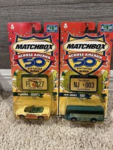 Matchbox Across America 50th Birthday Series New Jersey And Florida Bundle - $9.99