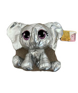 Gund P.Lushes Pets Ella Elephant Platinum Stuffed Animal Silver Designer... - $16.82