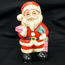 Vintage Santa Two Sided Chalkware Bank - £34.40 GBP