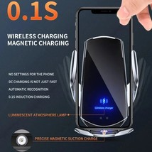 Wireless Car Charger with Magnetic Auto Mount  Fast Charging Station for Phone  - £18.10 GBP+