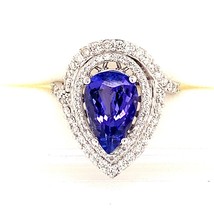 Natural Tanzanite Diamond Ring 14k Gold 4.54 TCW GIA Certified $5,950 111877 - £2,801.42 GBP