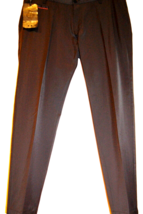 Mondo Exclusive Men&#39;s Black Shiny Casual Cotton Pants Size 38 - £92.04 GBP