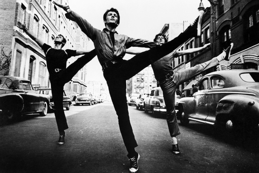 Primary image for West Side Story George Chakirisclassic in New York street doing dance routine 18