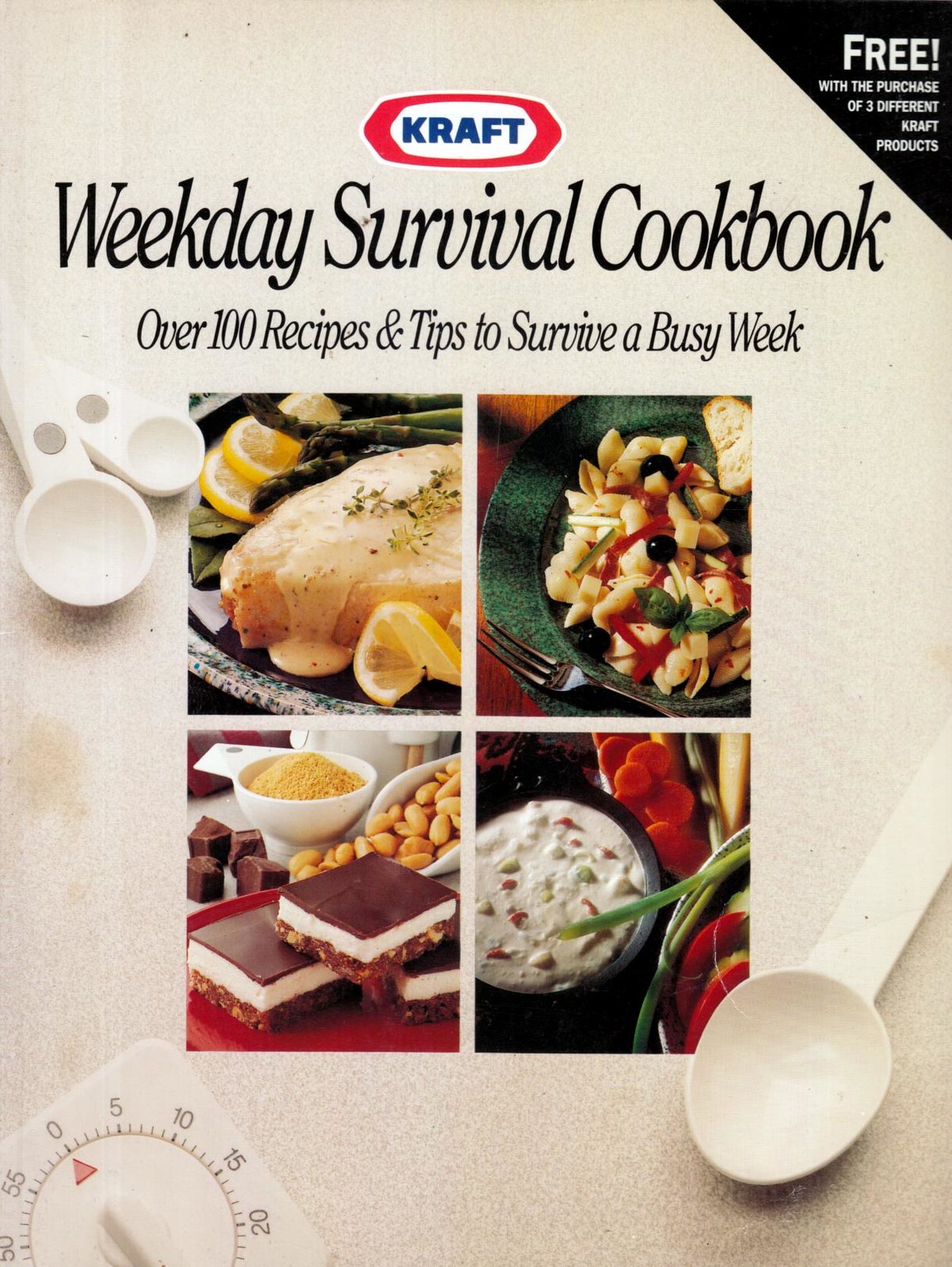 Weekday Survival Cookbook: Over 100 Recipes &amp; Tips to Survive A Busy Week  - $2.27