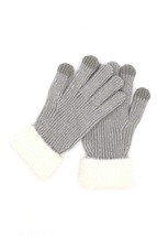 Faux Fur Cuff Smart Touch Knit Gloves - $27.75