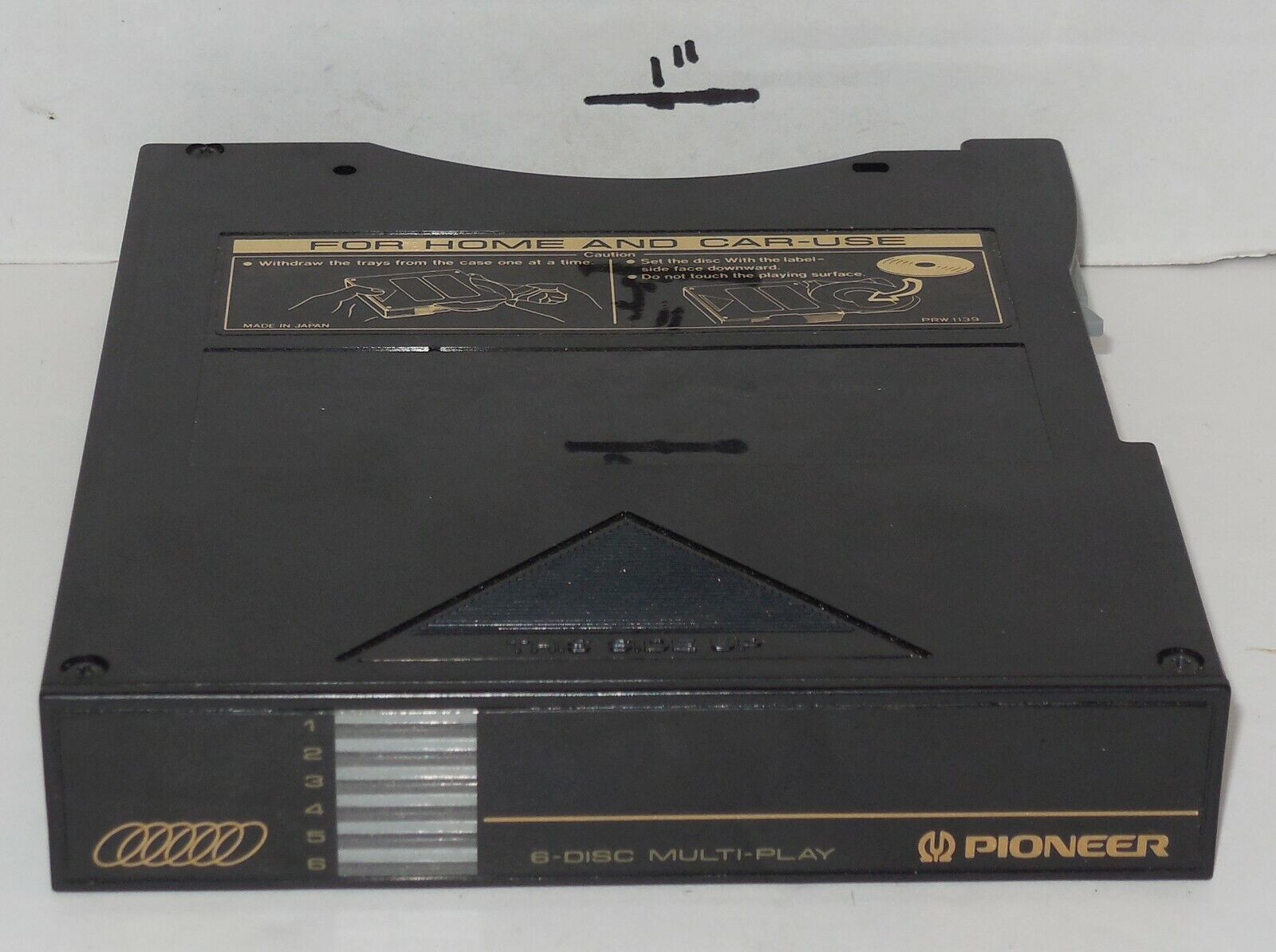 Pioneer 6 Disc Multi-Play PRW 1139 CD Magazine Cartridge PRW1139 Black - $15.15