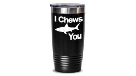 I Chews You Tumbler Engagement Travel Cup Funny Gift for Couples Partners Lovers - £22.14 GBP+