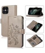 for iPhone 15 Pro ((Color: Rosegold) Durable Leather Wallet Flip Case wi... - $58.00