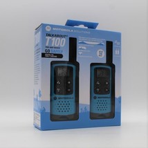 Motorola TALKABOUT T100 Two-Way Radios 2 Pack Includes 2 Belt Clip - £21.85 GBP