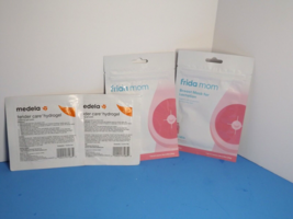 2 Packs Fida Mom Breast Lactation Mask &amp; 2 Packs Medela Tender Care Hydrogel (R) - £11.72 GBP