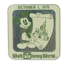 Disney Mickey Mouse Patches Mickey With Cinderella Castle Sketch pin - £12.46 GBP