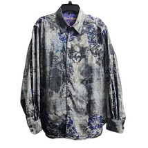 Robert Graham Limited Edition Floral Abstract Button Down Dress Shirt 39... - £179.38 GBP