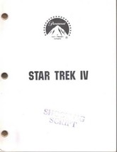 Star Trek IV: The Voyage Home Movie Script 1986 Lincoln Enterprises VERY... - £19.33 GBP