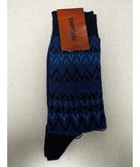 NWT AUTHENTIC MISSONI Mens Cotton Blend Socks MADE IN ITALY Large - $820.19 MXN