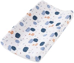 aden + anais classic changing pad cover, up, up &amp; away - elephant - £19.94 GBP