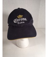Corona Extra Beer Baseball Hat Cap Strapback Navy Blue Yellow Beach Unisex - £11.84 GBP
