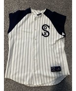 VTG Chicago WhiteSox Majestic Cooperstown Collection Jersey Mens SZ L Sl... - $669.13 MXN