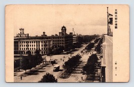 Hsinking Avenue Street View Manchukuo Changchun China UNP Postcard N5 - $52.13