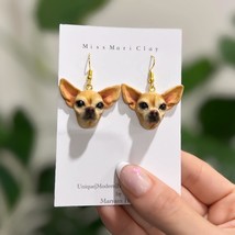 Custom pet earrings/ brooch/ keychain/ ornaments/ memorial custom order.... - $80.00