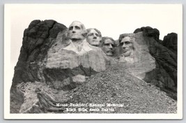 Mt Rushmore National Memorial Black Hills SD RPPC Real Photo Postcard B35 - £3.94 GBP