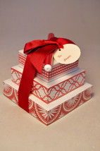 Hallmark: Note Tower With Pen - Hallmark Stationary - Red and White w/ Tag - $17.41