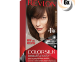 6x Packs Revlon Dark Mahogany Brown Permanent Colorsilk Beautiful Hair D... - $38.47