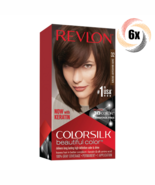 6x Packs Revlon Dark Mahogany Brown Permanent Colorsilk Beautiful Hair D... - $53.72 CAD