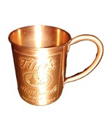 TITO&#39;S VODKA Embossed Souvenir Moscow Mule Copper Mug Cup Barware Mancave - €21,70 EUR
