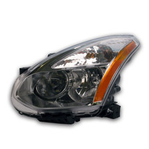 Headlight For 2008-2010 Nissan Rogue Front Left Side Chrome Housing Clear Lens - £162.38 GBP