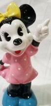 Japan Pie Eye 4" Minnie Mouse Vtg 1960s Walt Disney Porcelain Figurine Mickey B7 - £7.89 GBP