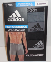 Adidas Performance 3 Pack Boxer Brief Underwear Men&#39;s XL (40-42) Black G... - £23.31 GBP