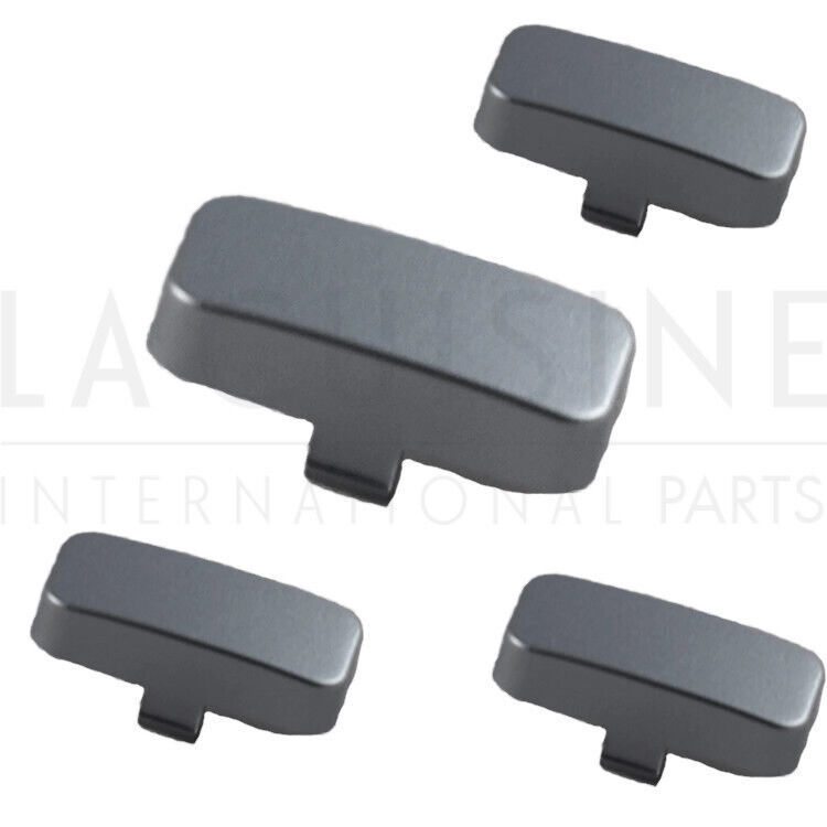 Smeg 078452513 Silver Bottom Screw Cover Set Genuine OEM Part - $19.80