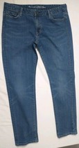 Levi&#39;s 531 Jeans Womens 16M /33 Blue Skinny Stretch Low Rise Zip Red Tab 34x30 - $17.37