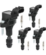 UF491 4 ignition coils with 4 iridium Spark Plugs for Buick for Chevrole... - $110.17