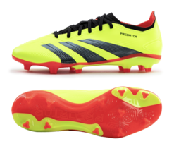 adidas Predator League FG Men&#39;s Football Shoes Soccer Sports Yellow NWT IG7761 - £77.60 GBP+