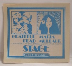 GRATEFUL DEAD / JERRY GARCIA - VINTAGE ORIGINAL 1970&#39;s BACKSTAGE PASS *L... - $41.10 CAD